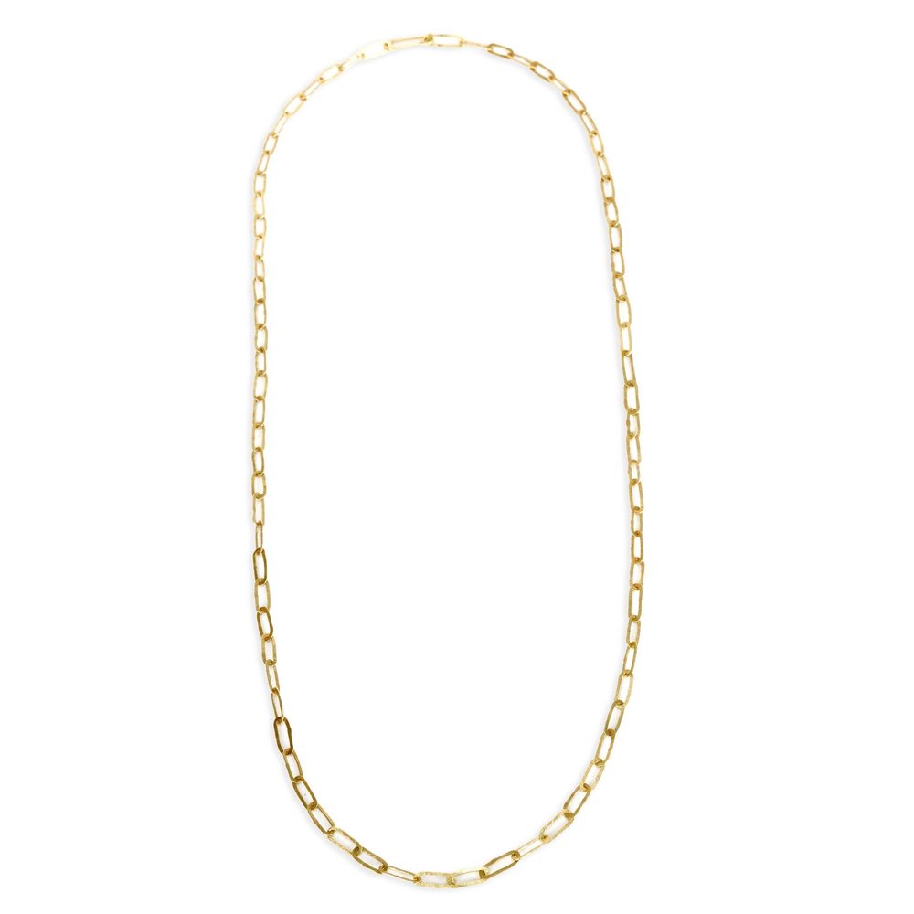 Sophie Hughes Thin Link Chain Necklace in 18KT Yellow Gold - Picture 2 of 3